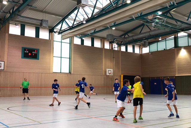 Männliche D-Jugend gewinnt gegen die HSG Neckar FBH