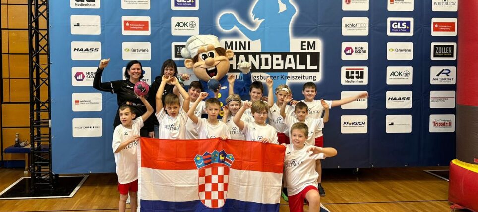 Männliche E-Jugend bei der Handball-Mini EM in Ludwigsburg