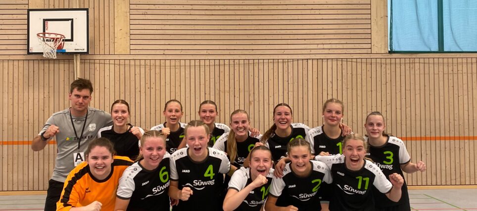 Weibliche B-Jugend: Sieg im zweiten Spiel in der Bezirksoberliga gegen HC Winnenden